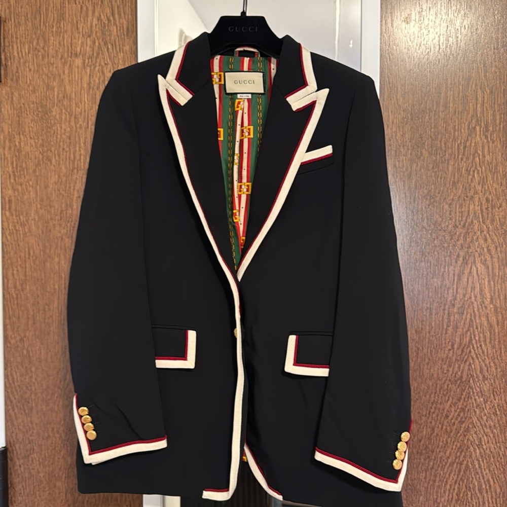Gucci Viscose Black Jacket 48